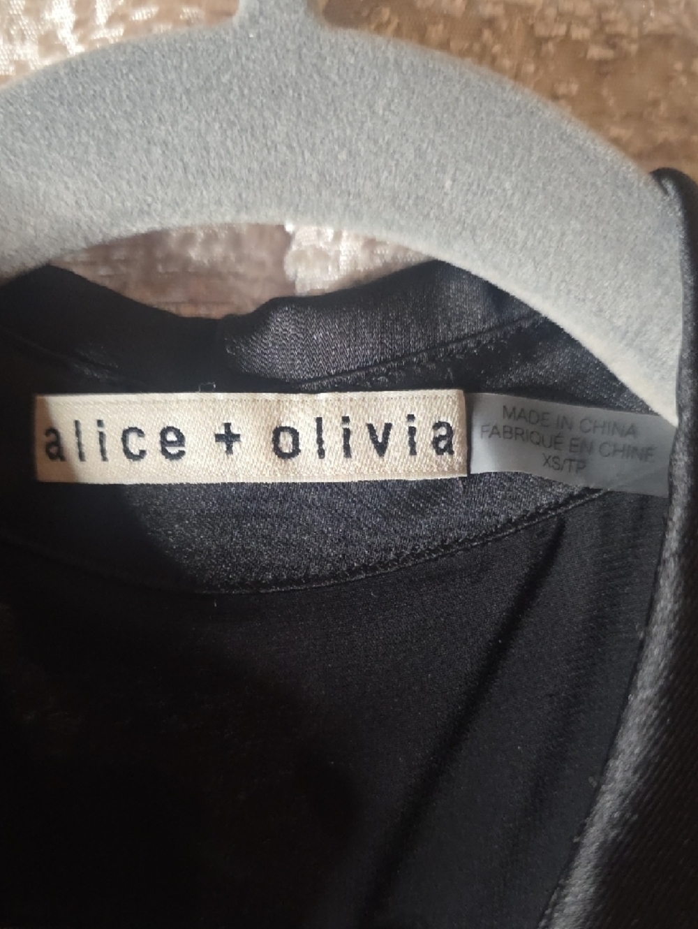 Alice + Olivia Black Floral Mini Dress with Multicolor Blooms - Picture 2 of 9
